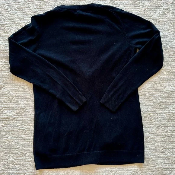 Michael Kors Black Cardigan with Gold Accents- size M - Picture 4 of 5